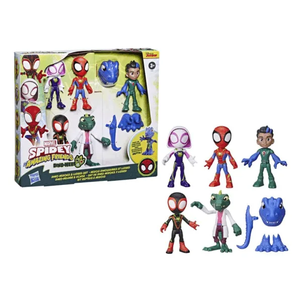 Spidey Dino Heroes Figur Pakke - Spiderman