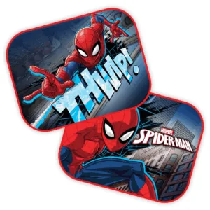 Spiderman Solskærm 44x35 cm 2 pak - Spiderman