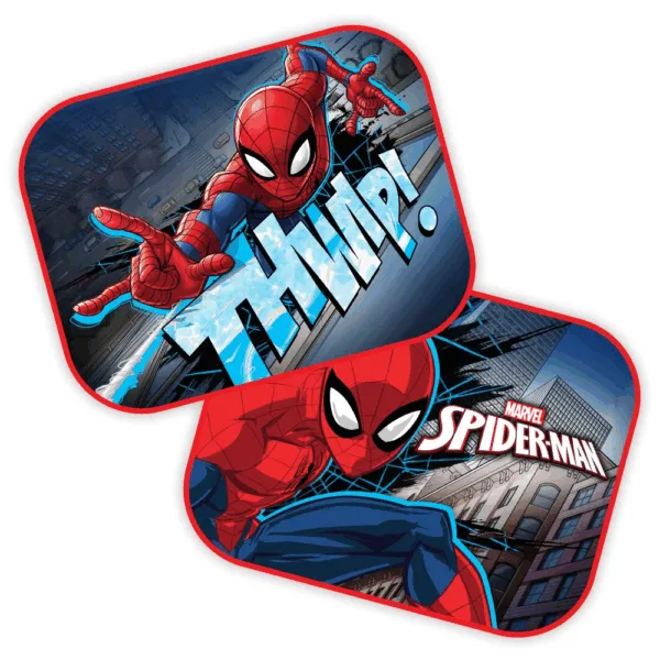 Spiderman Solskærm 44x35 cm 2 pak - Spiderman