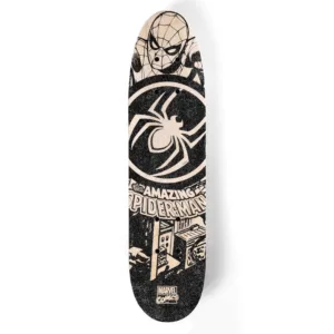 Spiderman Skateboard i Træ - Spiderman