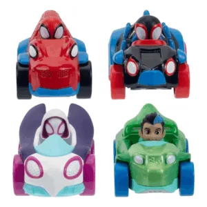 Spidey Amazin Metal Biler 4-pack - Spiderman
