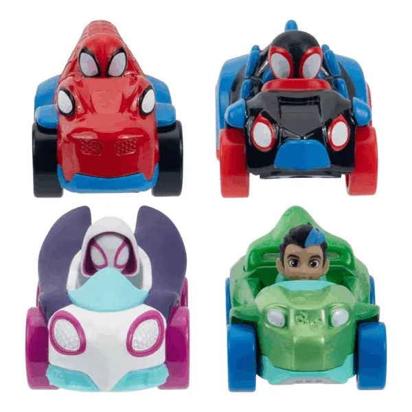 Spidey Amazin Metal Biler 4-pack - Spiderman
