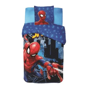 Spiderman Skye Sengetøj 140x200cm - Spiderman