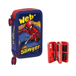 Spiderman Penalhus med 2 Lynlåse - Spiderman