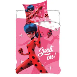 Miraculous Sengetøj 140x200 cm - Ladybug og Cat Noir