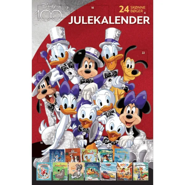 Disney Julekalender - 24 Historiebøger - Disney