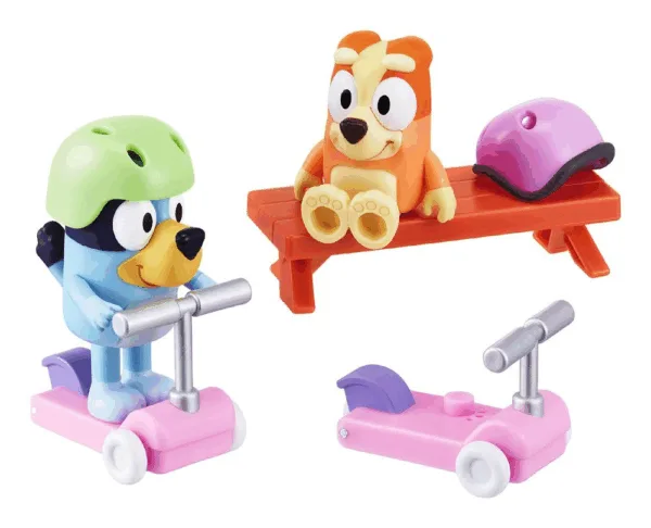 Bluey & Bingo Scooter Sjov - Bluey