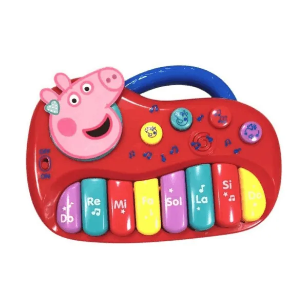 Mit første keyboard - Gurli Gris
