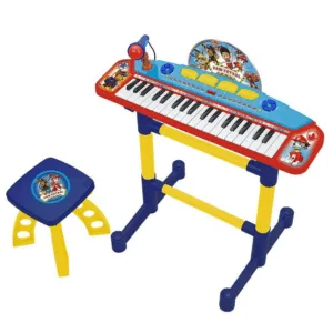 Keyboard med mikrofon og skammel - Paw Patrol