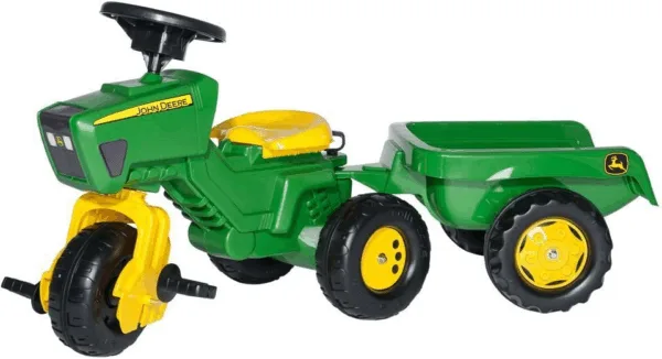 John Deere Pedal Traktor m/anhænger - Rolly Toys