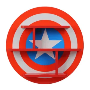 Captain America væghylde - Avengers