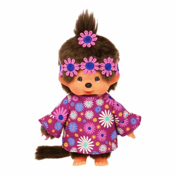 Monchhichi Flower Power pige 20 cm - Monchhichi