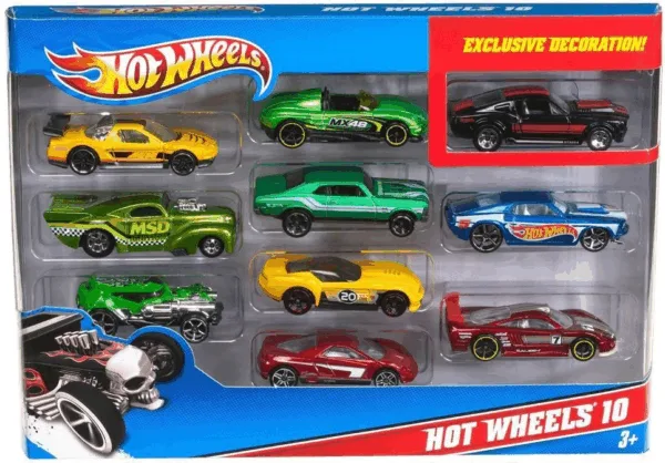 Hot Wheels Biler 10-pak - Hot Wheels