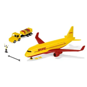 Siku DHL Fragtfly med Tilbehør - Siku