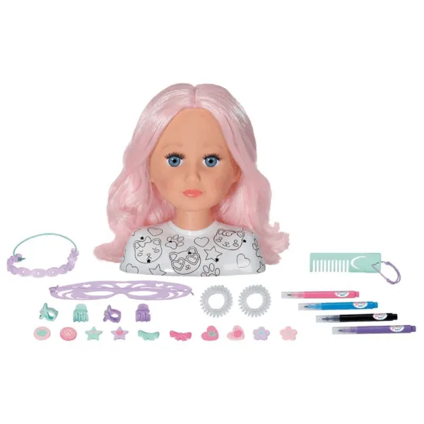 Baby Born Søster Stylinghoved - Baby Born