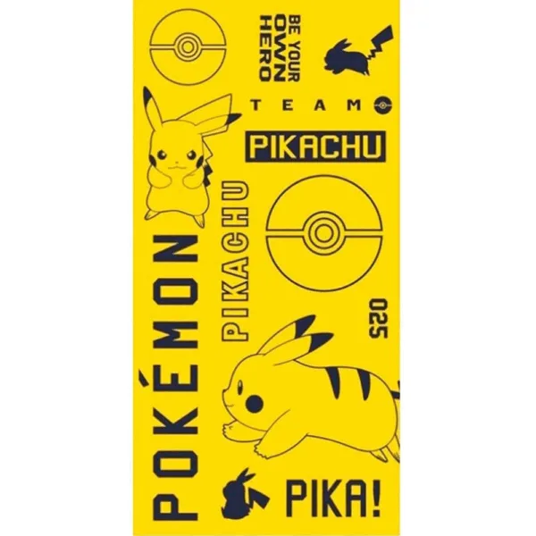 Pokemon Pikachu Håndklæde 70x140cm - Pokémon