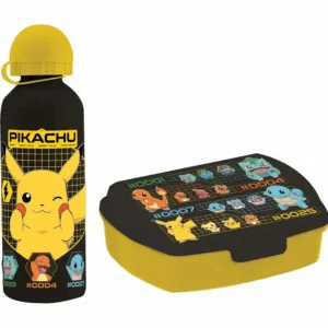 Pikachu madkasse og vandflaske sæt - Pokémon