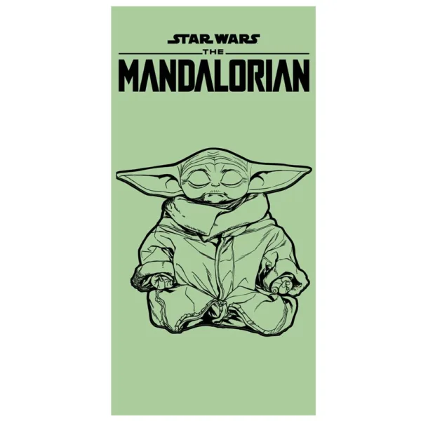 Star Wars Mandalorian Håndklæde 70x140cm - Star Wars