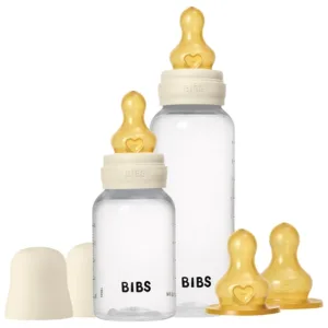Bibs Sutteflaske - Grow and Flow sæt - Naturgummi - 150 ml/270 ml - Bibs