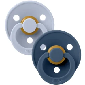 Bibs Sutter Colour Runde 2-pak Dusty Blue/Steel Blue - Bibs