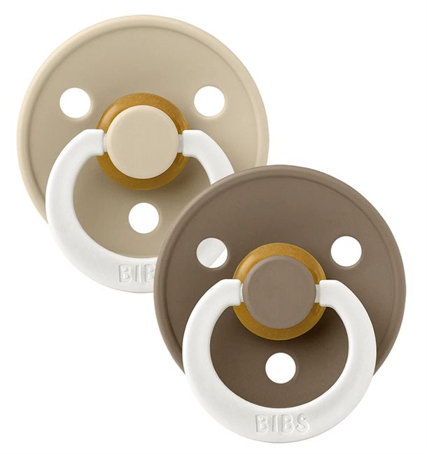 Bibs Sutter - Glowstr. 1 - Vanilla & Dark Oak - 2-pak - Bibs