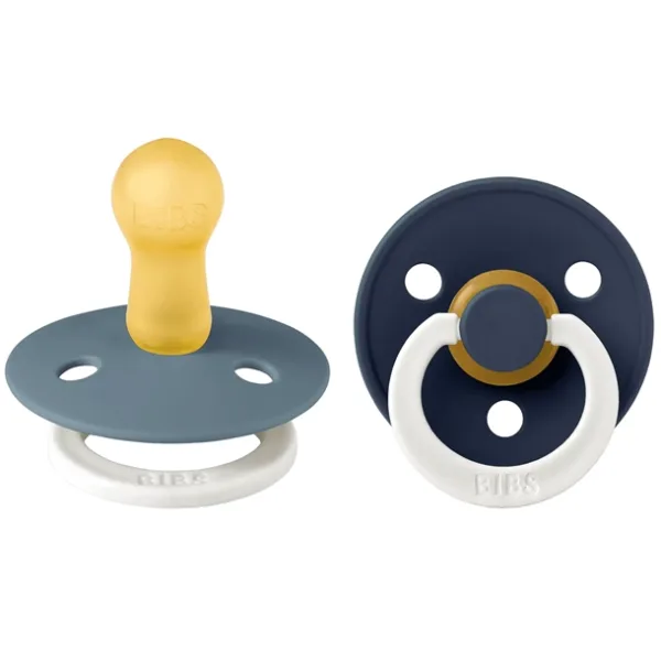 Bibs sutter - Colour GLOW 2-pak - Str. 2 - Petrol/Deep Space - Bibs