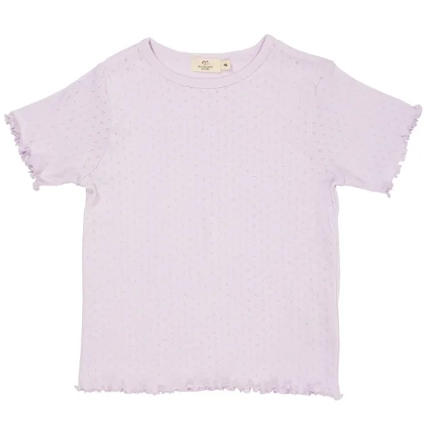 Copenhagen Colors T-shirt - Summer Pointelle - Lavender - Copenhagen Colors