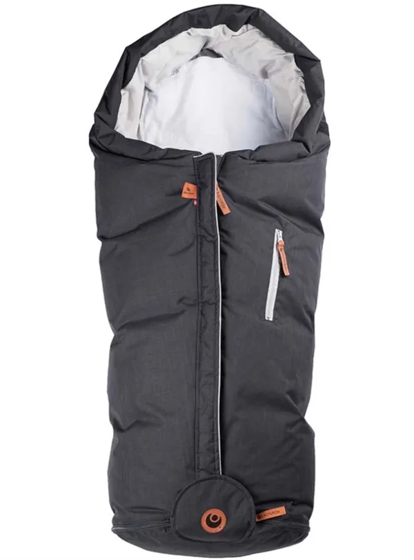 Easygrow Kørepose Norse Hood Sort Melange - Easygrow