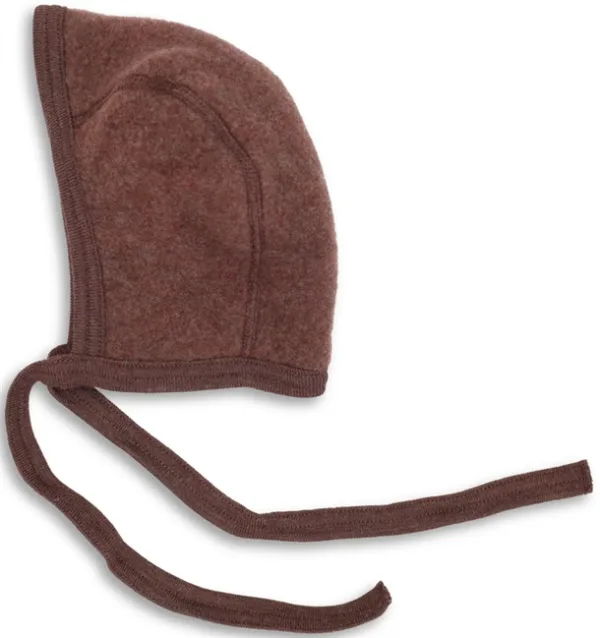 Engel Hue - Uld - Baby Bonnet Cinnamon Melange - Engel