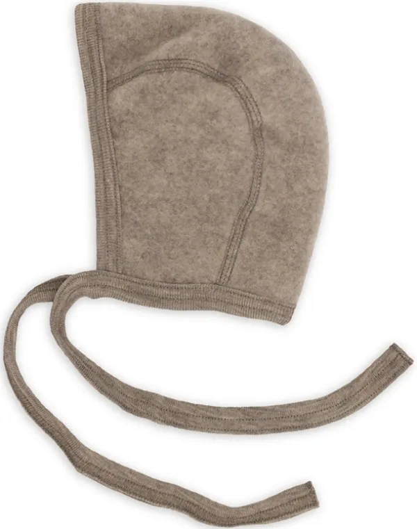 Engel Hue - Uld - Baby Bonnet Walnut Melange - Engel