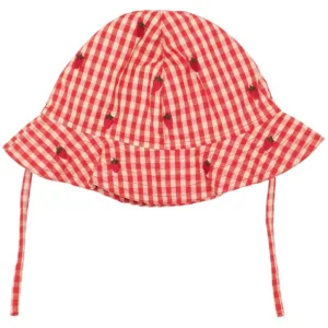 Flöss Solhat - Molly Sun Hat - Berry Gingham - Jordbær - Flöss