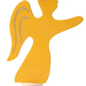 GRIMM'S Dekorativ Figur - Gul Engel - GRIMM's
