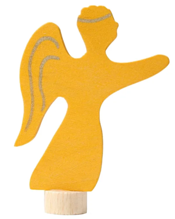 GRIMM'S Dekorativ Figur - Gul Engel - GRIMM's