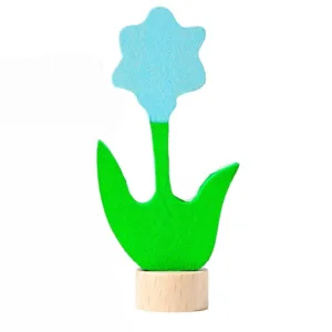 GRIMM'S Dekorativ Figur - Blå Blomst - GRIMM's