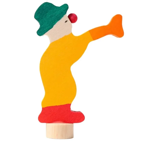 GRIMM'S Dekorativ Figur - Klovn Med Trumpet - GRIMM's