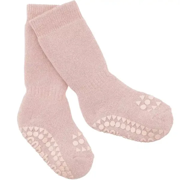 GoBabyGo Strømper - tyk bomuld - Dusty Rose - GoBabyGo