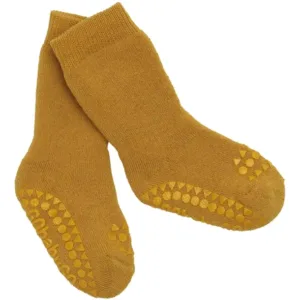 GoBabyGo Strømper - tyk bomuld - Mustard - GoBabyGo