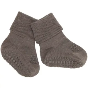 GoBabyGo Strømper - uld - Brown Melange - GoBabyGo