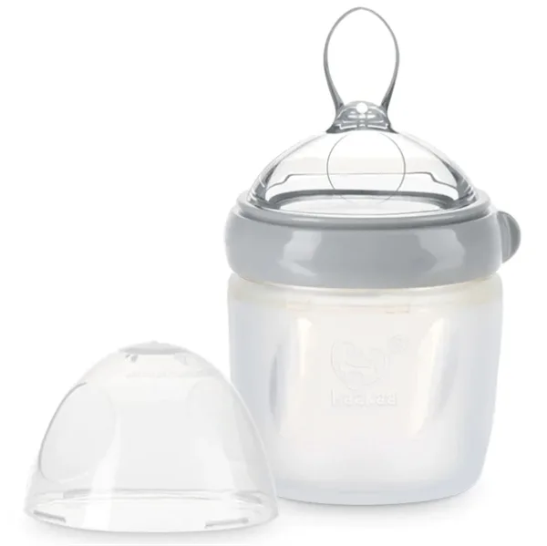 Haakaa Flaske med ske - 160ml - Gen 3 - Grey - Haakaa