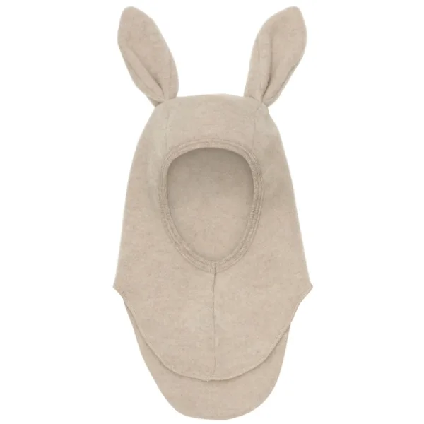 Huttelihut Hue med ører - Uld - Camel Melange - Huttelihut