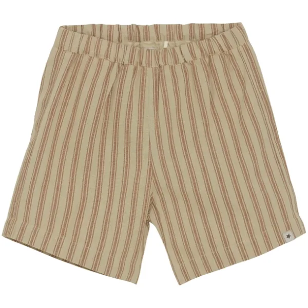 Huttelihut Shorts YD Stripe - GOTS - Irish Cream - Huttelihut