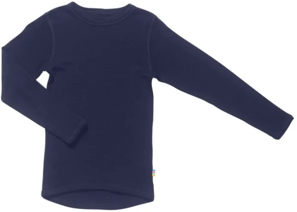 Joha Bluse Uld Rib Marineblå - Joha