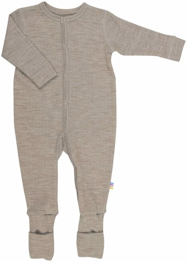 Joha Natdragt Uld 2-i-1 fod Sesame Melange - Joha