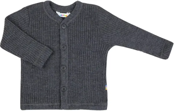 Joha Uld Cardigan Rib Grå - Joha