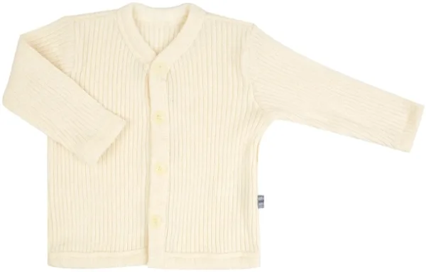 Joha Uld Cardigan Rib Natur - Joha