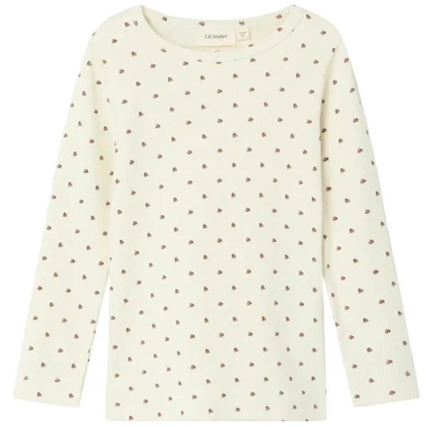 Lil Atelier Bluse - Mariehøne - Lago Kim Turtledove - Lil Atelier