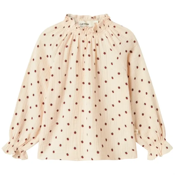 Lil Atelier Bluse - Mariehøner - NmfLilia Silver Peony - Lil Atelier