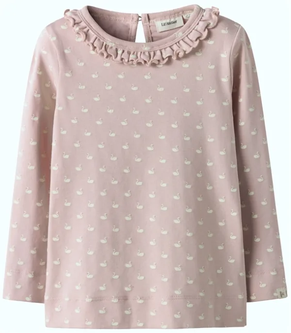 Lil Atelier Bluse - NmfGayo - Peach Whip Swans - Lil Atelier