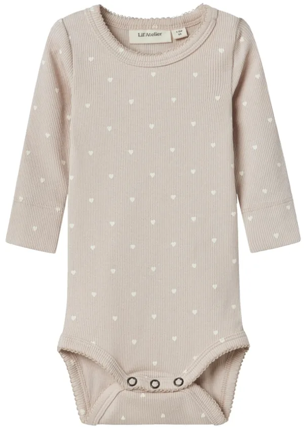 Lil Atelier Body - Hjerter - Gago Gray Morn Heart - Lil Atelier