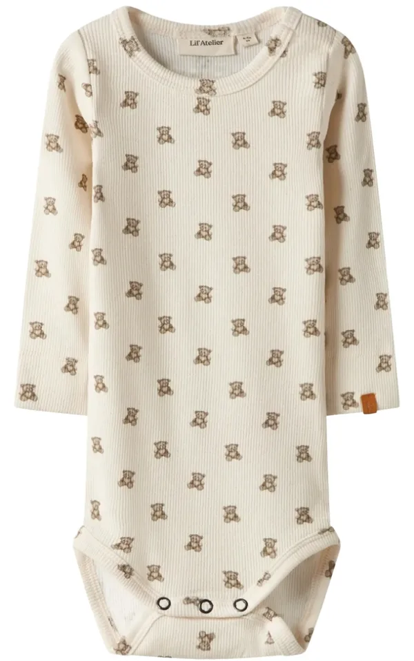 Lil Atelier Body - NbnGavo - Turtledove Teddy Bear - Lil Atelier